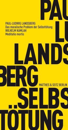 Das moralische Problem der Selbsttötung Das moralische Problem der Selbsttötung