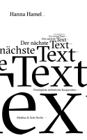 Hanna Hamel stellt ihr neues Buch »Der nächste Text« vor Hanna Hamel stellt ihr neues Buch »Der nächste Text« vor