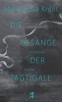 Marie Luise Knott stellt ihr neues Buch »Die Gesänge der Tagtigall« vor