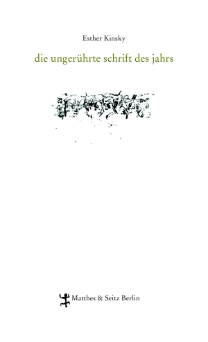 die ungerührte schrift des jahrs