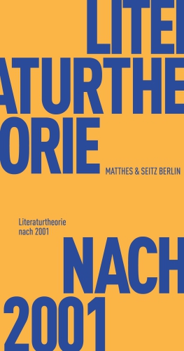 Literaturtheorie nach 2001